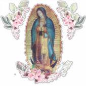 Onze dame van Guadalupe, Nuestra Señora de Guadalu Sticker (Voorkant)