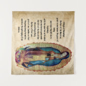 Onze dame van Guadalupe, Nuestra Señora de Guadalu Wandkleed (Voorkant (horizontaal))