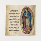 Onze dame van Guadalupe, Nuestra Señora de Guadalu Wandkleed (Voorkant)