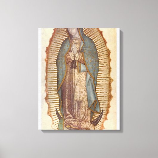 Onze dame van Guadalupe (Nuestra Señora) (Virgen) Canvas Afdruk (Voorkant)