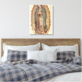 Onze dame van Guadalupe (Nuestra Señora) (Virgen) Canvas Afdruk (Insitu (Slaapkamer))