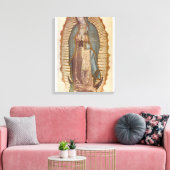 Onze dame van Guadalupe (Nuestra Señora) (Virgen) Canvas Afdruk (Insitu (Woonkamer))