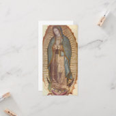 Onze dame van Guadalupe (Nuestra Señora) (Virgen) Kaart (Voorkant / Achterkant in situ)
