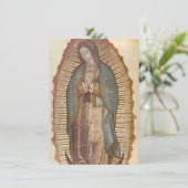 Onze dame van Guadalupe (Nuestra Señora) (Virgen) Kaart (Staand voorkant)