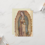 Onze dame van Guadalupe (Nuestra Señora) (Virgen) Kaart (Voorkant / Achterkant in situ)