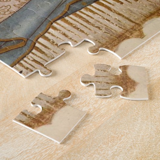 Onze dame van Guadalupe (Nuestra Señora) (Virgen) Legpuzzel (Zijkant)