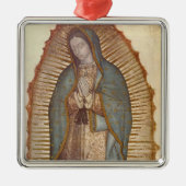 Onze dame van Guadalupe (Nuestra Señora) (Virgen) Metalen Ornament (Voorkant)