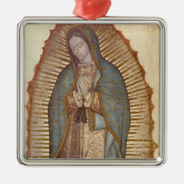Onze dame van Guadalupe (Nuestra Señora) (Virgen) Metalen Ornament