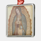 Onze dame van Guadalupe (Nuestra Señora) (Virgen) Metalen Ornament (Links)