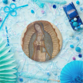 Onze dame van Guadalupe (Nuestra Señora) (Virgen) Papieren Bordje (Feest)