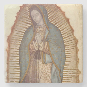 Onze dame van Guadalupe (Nuestra Señora) (Virgen) Stenen Onderzetter