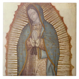 Onze dame van Guadalupe (Nuestra Señora) (Virgen) Tegeltje