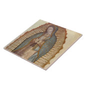 Onze dame van Guadalupe (Nuestra Señora) (Virgen) Tegeltje (Zijkant)