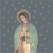 Onze Dame van Guadalupe, op maat gesneden vinylSti Sticker (Voorkant)