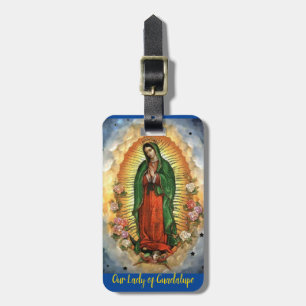 Onze dame van Guadalupe persoonlijke gegevens Bagagelabel