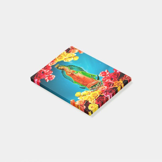 Onze dame van Guadalupe  Post merkt op Post-it® Notes (Schuin)