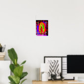 Onze dame van Guadalupe Poster (Thuiskantoor)