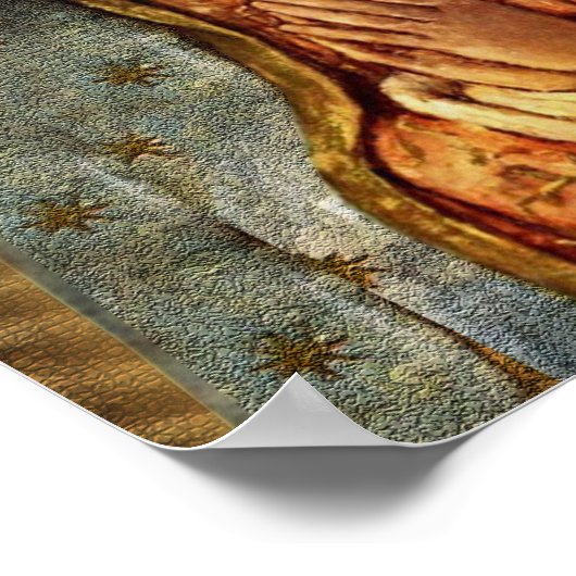 Onze dame van Guadalupe Poster (Hoek)