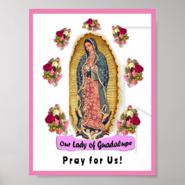 Onze dame van Guadalupe Poster