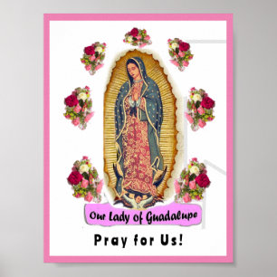 Onze dame van Guadalupe Poster