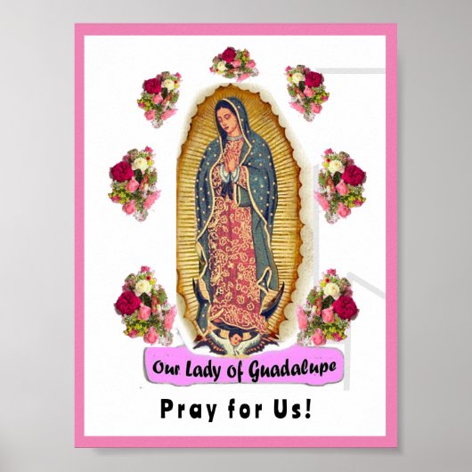 Onze dame van Guadalupe Poster (Voorkant)