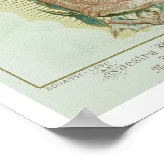 Onze dame van Guadalupe Poster (Hoek)