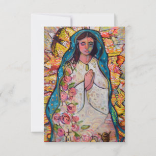 Onze dame van Guadalupe Prayer Kaart