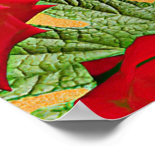 Onze dame van Guadalupe Red Roses Poster (Hoek)