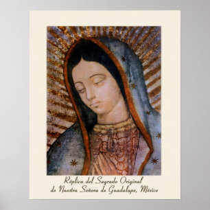 Onze dame van Guadalupe Replica Bust Poster