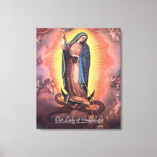 Onze dame van Guadalupe Rev12 Canvas Afdruk (Voorkant)