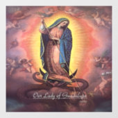 Onze dame van Guadalupe Rev12 Raamsticker (Vel)
