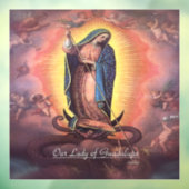 Onze dame van Guadalupe Rev12 Raamsticker (Vel 3)