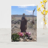 Onze dame van Guadalupe Roadside - kaart (Gele Bloem)