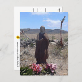 Onze dame van Guadalupe Roadside Shrine - briefkaa Briefkaart
