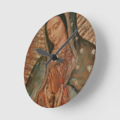 onze dame van guadalupe ronde klok (Hoek)
