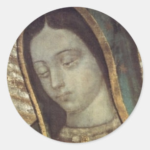 Onze dame van Guadalupe Ronde Sticker