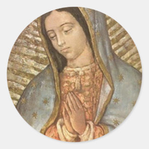 Onze dame van Guadalupe Ronde Sticker