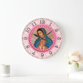 Onze dame van Guadalupe roze rozen Grote Klok (Huis)