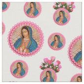 Onze dame van Guadalupe roze rozen Stof (Close Up)