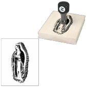 Onze dame van Guadalupe Rubber Stamp Rubberstempel (Gestempeld)