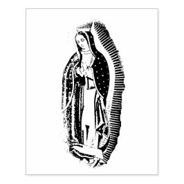 Onze dame van Guadalupe Rubber Stamp Rubberstempel