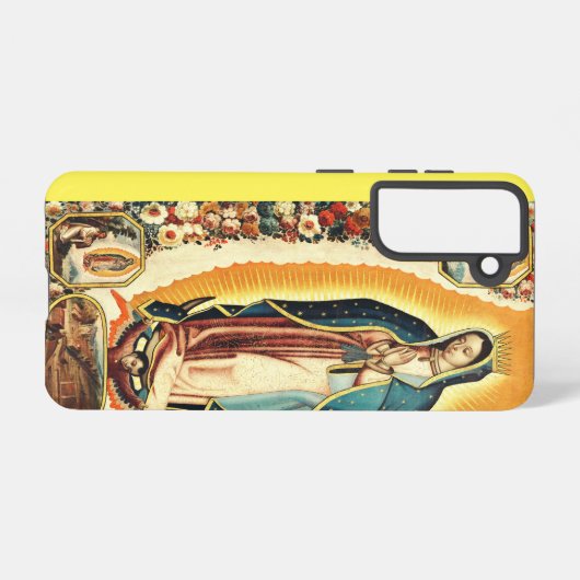 Onze dame van Guadalupe Samsung Galaxy Hoesje (Achterkant horizontaal)