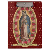 Onze dame van Guadalupe Santa Maria Virgin Klembord (Voorkant)