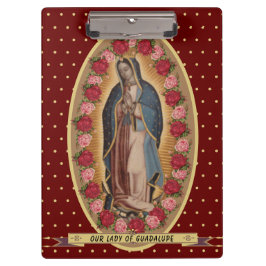 Onze dame van Guadalupe Santa Maria Virgin Klembord