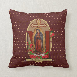 Onze dame van Guadalupe Santa Maria Virgin Kussen