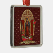 Onze dame van Guadalupe Santa Maria Virgin Metalen Ornament (Rechts)