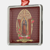 Onze dame van Guadalupe Santa Maria Virgin Metalen Ornament (Links)