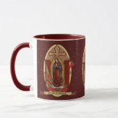 Onze dame van Guadalupe Santa Maria Virgin Mok (Links)