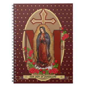 Onze dame van Guadalupe Santa Maria Virgin Notitieboek