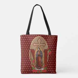 Onze dame van Guadalupe Santa Maria Virgin Tote Bag